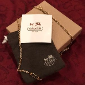 Coach Signature necklace